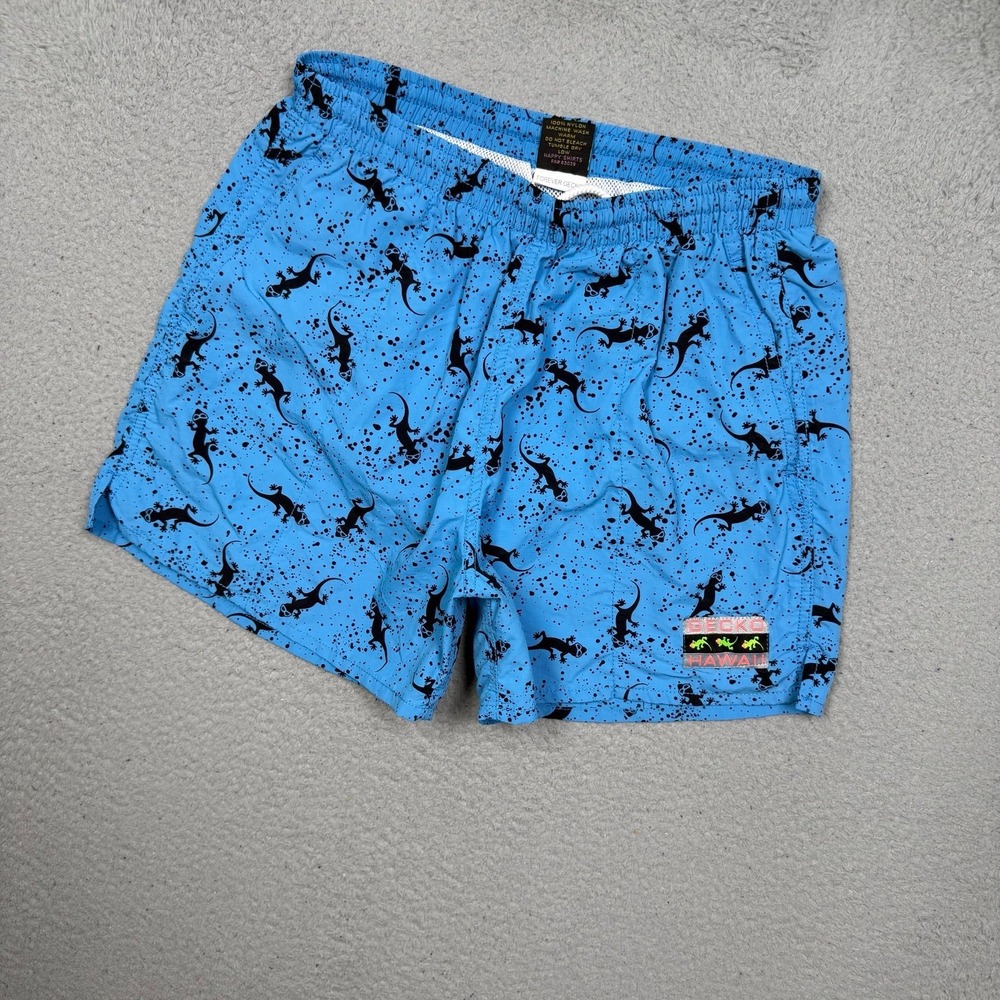 Vintage 90s Gecko‎ Hawaii Swim Trunks